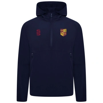 HIGH HALSTOW CC Dual Elite 1/4 Zip Hoody / Rain Jacket : Navy